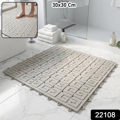 Bathroom Anti Skid Mat  Non Slip 30x30cm For Safe Wet Areas