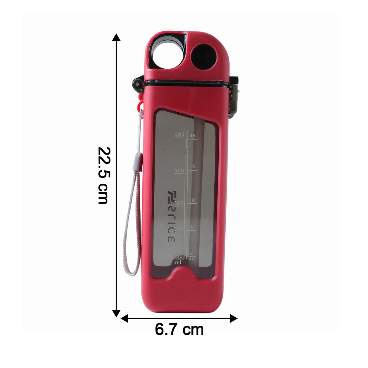 500 Ml Leakproof Portable Sports Water Bottle (1 Pc)
