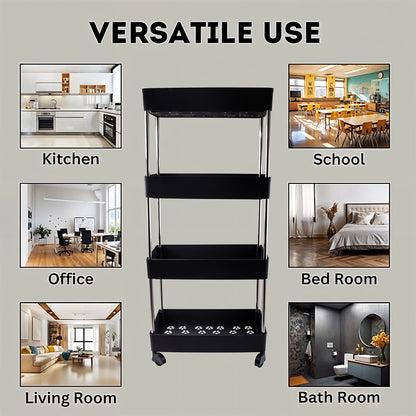 Movable Storage Rack Trolley